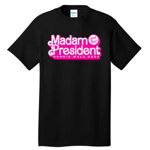 Madam President And Tim Harris & Tim Walz 2024 Tall T-Shirt