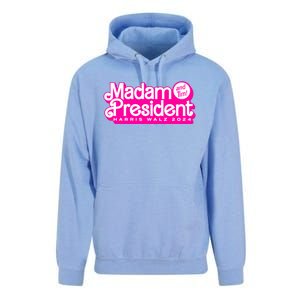 Madam President And Tim Harris & Tim Walz 2024 Unisex Surf Hoodie