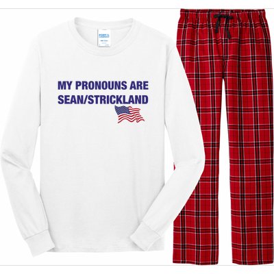 My Pronouns Are Sean Strickland Long Sleeve Pajama Set