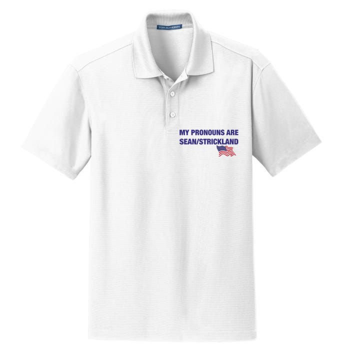 My Pronouns Are Sean Strickland Dry Zone Grid Polo