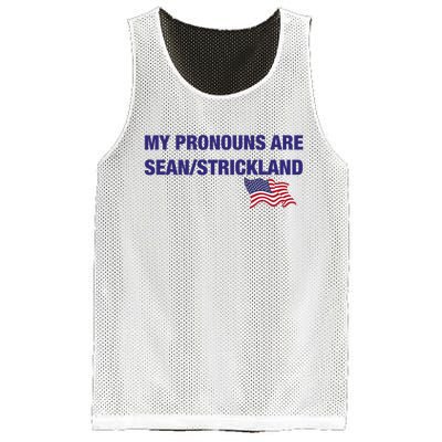 My Pronouns Are Sean Strickland Mesh Reversible Basketball Jersey Tank