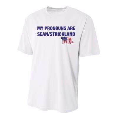 My Pronouns Are Sean Strickland Performance Sprint T-Shirt