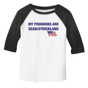 My Pronouns Are Sean Strickland Toddler Fine Jersey T-Shirt