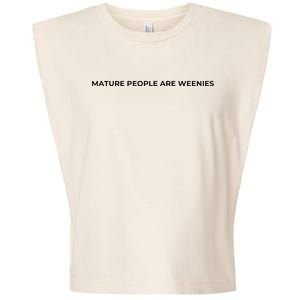 Mature People Are Weenies Garment-Dyed Women's Muscle Tee