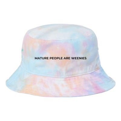 Mature People Are Weenies Tie Dye Newport Bucket Hat