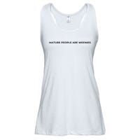 Mature People Are Weenies Ladies Essential Flowy Tank