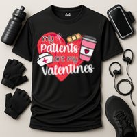 My Patients Are My Valentines Cute Nurse Cooling Performance Crew T-Shirt