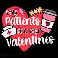 My Patients Are My Valentines Cute Nurse Sustainable Bucket Hat