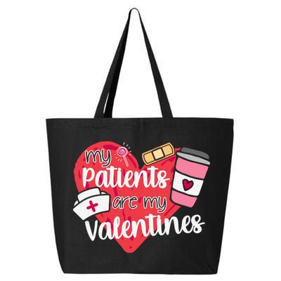 My Patients Are My Valentines Cute Nurse 25L Jumbo Tote
