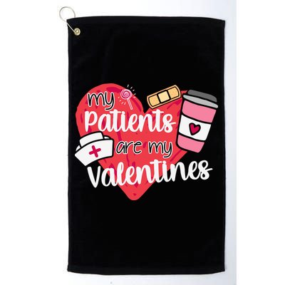 My Patients Are My Valentines Cute Nurse Golf Towel