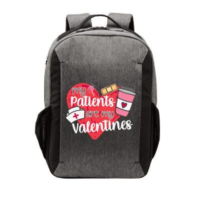My Patients Are My Valentines Cute Nurse Vector Backpack