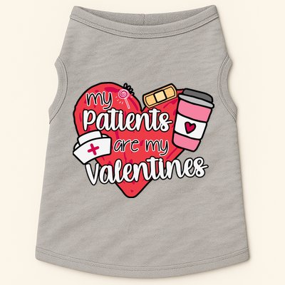 My Patients Are My Valentines Cute Nurse Doggie Tank