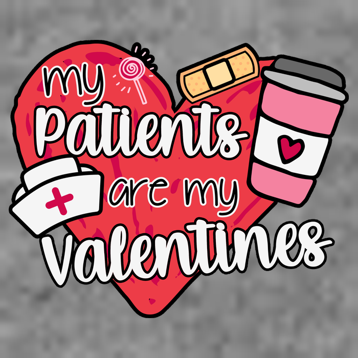 My Patients Are My Valentines Cute Nurse Sustainable Beanie