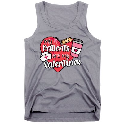 My Patients Are My Valentines Cute Nurse Tank Top