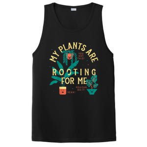 My Plants Are Rooting For Me Plant Funny Gift PosiCharge Competitor Tank