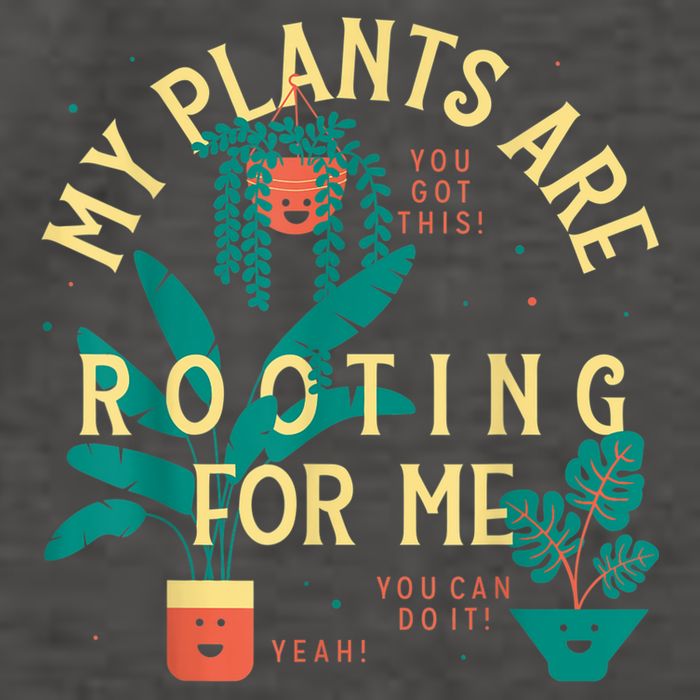My Plants Are Rooting For Me Plant Funny Gift Vector Backpack