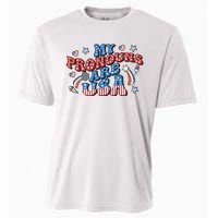 My Pronouns Are USA 4th Of July Groovy Cooling Performance Crew T-Shirt