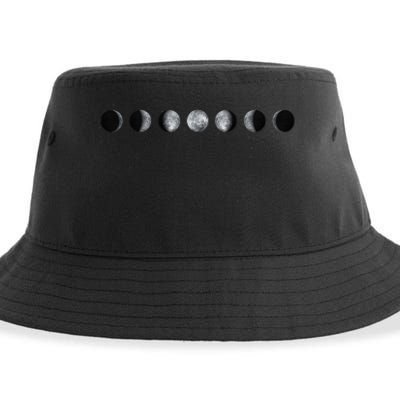 Moon Phases Astronomy Sustainable Bucket Hat