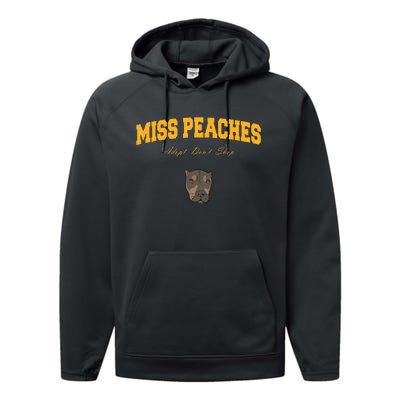 Miss Peaches Adopt Don’T Shop Performance Fleece Hoodie