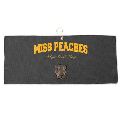 Miss Peaches Adopt Don’T Shop Large Microfiber Waffle Golf Towel