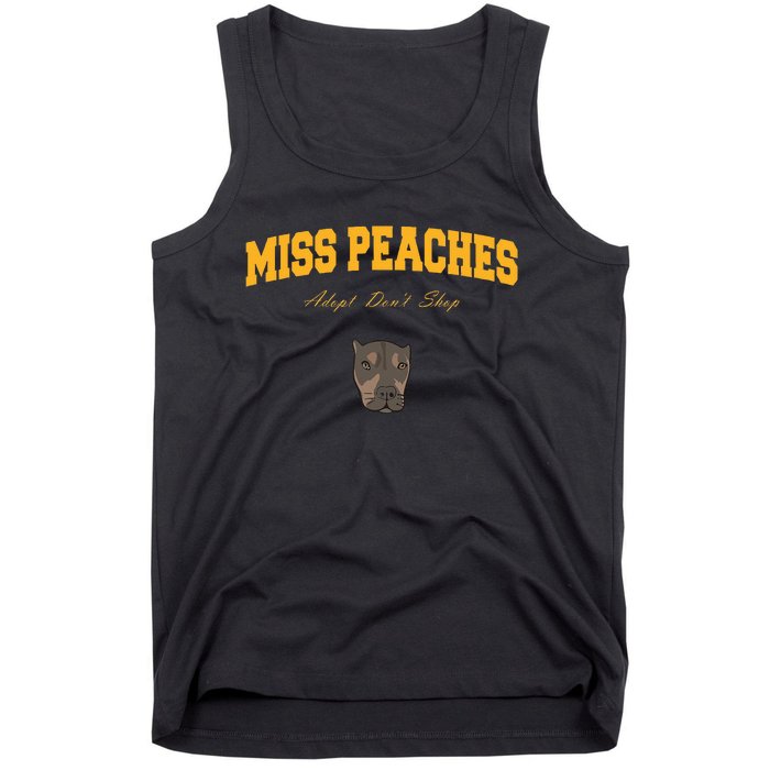 Miss Peaches Adopt Don’T Shop Tank Top