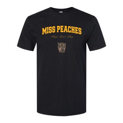 Miss Peaches Adopt Don’T Shop Softstyle CVC T-Shirt