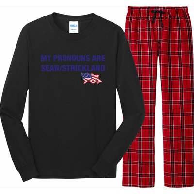 My Pronouns Are Sean Strickland Long Sleeve Pajama Set