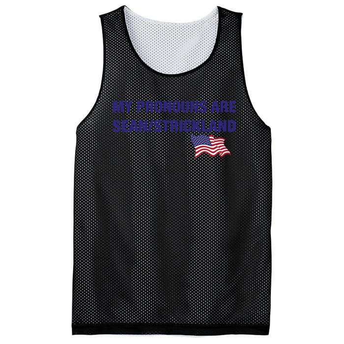 My Pronouns Are Sean Strickland Mesh Reversible Basketball Jersey Tank