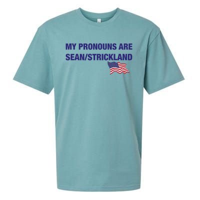 My Pronouns Are Sean Strickland Sueded Cloud Jersey T-Shirt