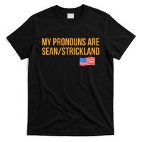 My Pronouns Are Sean / Strickland America Flag T-Shirt