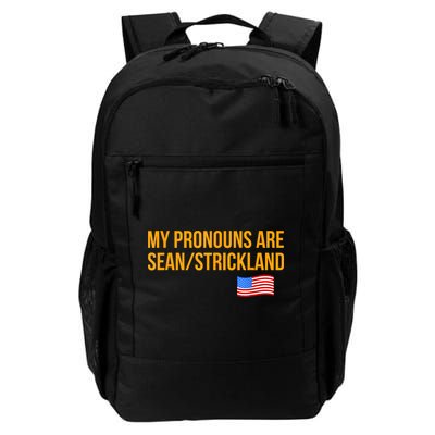 My Pronouns Are Sean / Strickland America Flag Daily Commute Backpack
