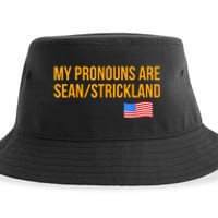 My Pronouns Are Sean / Strickland America Flag Sustainable Bucket Hat