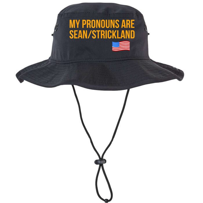 My Pronouns Are Sean / Strickland America Flag Legacy Cool Fit Booney Bucket Hat