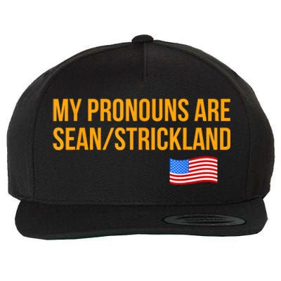 My Pronouns Are Sean / Strickland America Flag Wool Snapback Cap