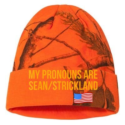 My Pronouns Are Sean / Strickland America Flag Kati Licensed 12" Camo Beanie