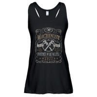 Machinist Patriotic American 100 Proof Ladies Essential Flowy Tank