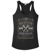 Machinist Patriotic American 100 Proof Ladies PosiCharge Competitor Racerback Tank