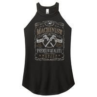 Machinist Patriotic American 100 Proof Women's Perfect Tri Rocker Tank