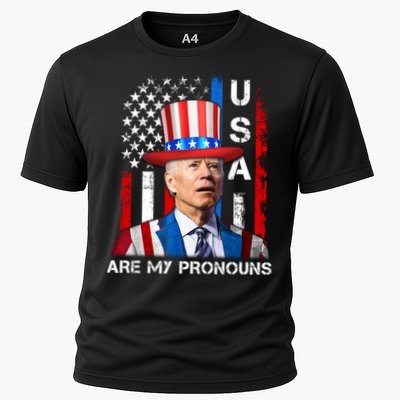 My Pronouns Are USA Joe Biden 4th Of July US American Flag Performance Shirt