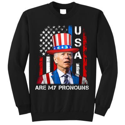 My Pronouns Are USA Joe Biden 4th Of July US American Flag Sweatshirt