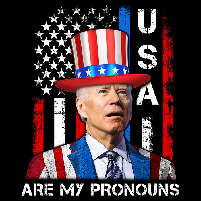 My Pronouns Are USA Joe Biden 4th Of July US American Flag Impact Tech Backpack