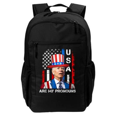 My Pronouns Are USA Joe Biden 4th Of July US American Flag Backpack