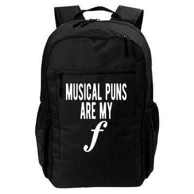 Musical Puns Are My Forte Band Instrument Fun Music Backpack