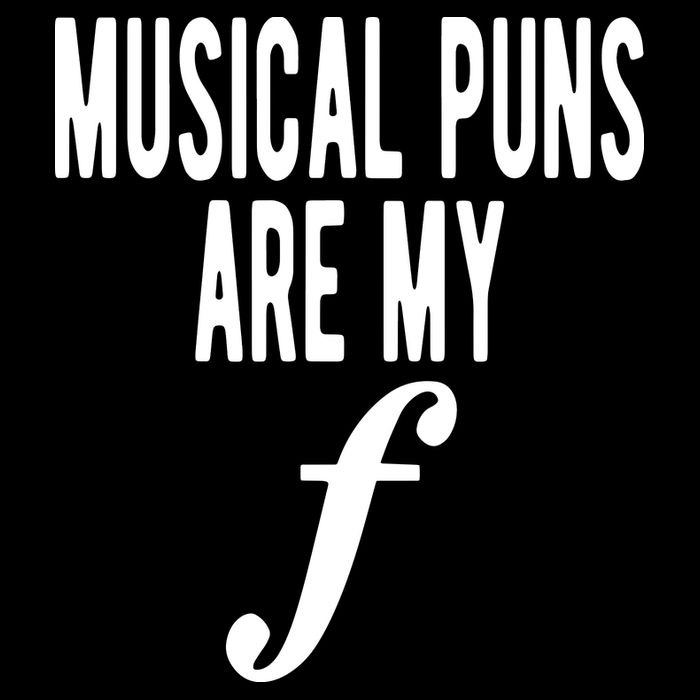 Musical Puns Are My Forte Band Instrument Fun Music 16 in Basic Backpack