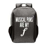 Musical Puns Are My Forte Band Instrument Fun Music Vector Backpack