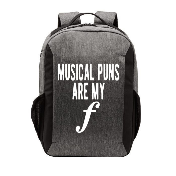 Musical Puns Are My Forte Band Instrument Fun Music Vector Backpack