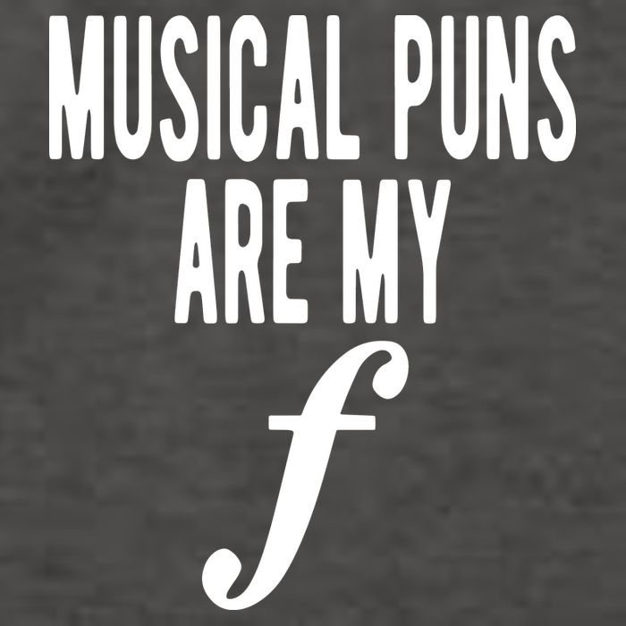 Musical Puns Are My Forte Band Instrument Fun Music Vector Backpack