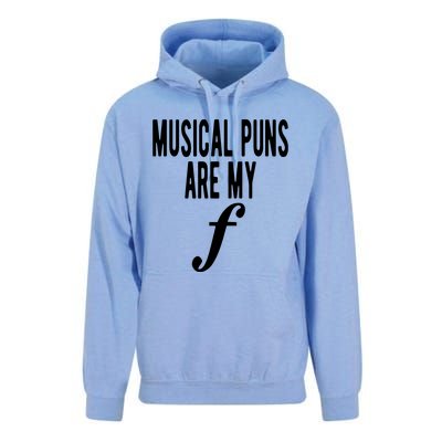 Musical Puns Are My Forte Band Instrument Fun Music Unisex Surf Hoodie