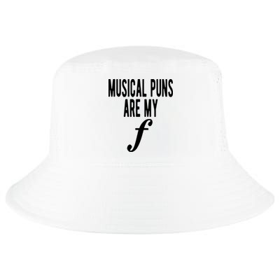 Musical Puns Are My Forte Band Instrument Fun Music Cool Comfort Performance Bucket Hat