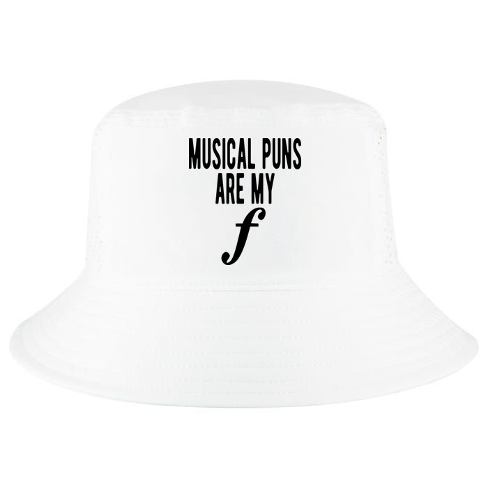 Musical Puns Are My Forte Band Instrument Fun Music Cool Comfort Performance Bucket Hat